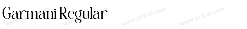 Garmani Regular字体转换 Garmani Regular字体转换